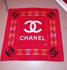 Chanel foulard soie d'occasion  Rinxent
