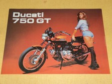 Ducati 750 brochure d'occasion  Expédié en Belgium