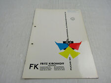 Prospekt fuchs 301 gebraucht kaufen  Merseburg