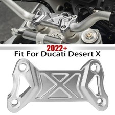 Capa de braçadeira superior riser guidão prata para motocicleta Ducati Desert X 2022-2024, usado comprar usado  Enviando para Brazil