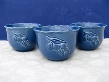 Set blue glazed for sale  ISLE OF ARRAN