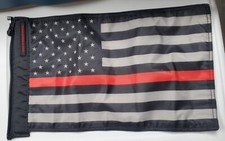 Bandeira Forever Wave linha vermelha fina com manga de antena CB Jeep carrinho de golfe barco toyota comprar usado  Enviando para Brazil