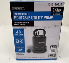 Bomba utilitária submersível de alumínio Everbilt 1/3 HP comprar usado Bomba utilitária submersível de alumínio Everbilt 1/3 HP comprar usado  Enviando para Brazil