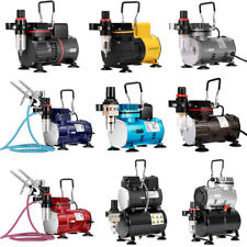 Kit de aerógrafo profissional conjunto aerógrafo compressor arte unhas tatuagem maquiagem modelo, usado comprar usado  Enviando para Brazil