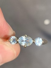 9ct gold aquamarine for sale  BRIGHTON
