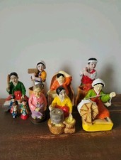 Estátuas femininas de resina pintadas à mão de vila/fazenda Ásia/Japão/China comprar usado  Enviando para Brazil