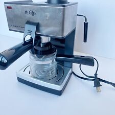 Mr. Coffee Cafe máquina de café expresso cappuccino capacidade 4 tiros espumador vapor ECM160, usado comprar usado  Enviando para Brazil