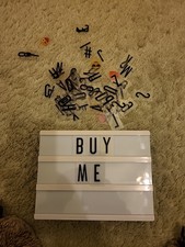 Light box sign for sale  MIRFIELD