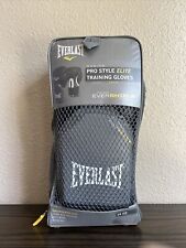 Guantes de boxeo Everlast usados 14 oz estilo profesional Elite nivel 2 envolturas de manos libres segunda mano  Embacar hacia Argentina