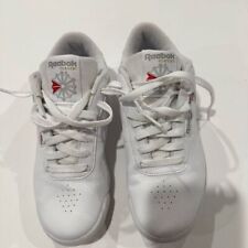 Tênis Feminino Princesa Vintage Reebok Clássico Branco Couro - Tamanho 8. comprar usado  Enviando para Brazil