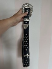 Gürtel schwarz kreuze gebraucht kaufen  Bornheim