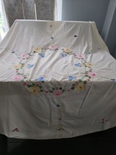 Vintage cream applique for sale  BIRMINGHAM