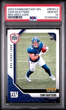 2025 Panini Instant Cam Skattebo RPS Rookie RC #/709 PSA 10 Gem Mint Giants, usado comprar usado  Enviando para Brazil