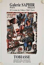 Affiche tobiasse exposition d'occasion  La Courtine