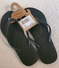Chinelos femininos Havaianas SLIM preto novo com etiquetas EUA 9/10W/UE 39/40 comprar usado  Enviando para Brazil