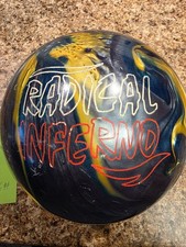 Usado, Bola de boliche Brunswick Radical Inferno Pearl usada - 16# comprar usado Usado, Bola de boliche Brunswick Radical Inferno Pearl usada - 16# comprar usado  Enviando para Brazil
