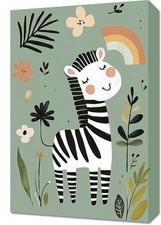 Obraz 40x60cm Wzory dla Dzieci, Dziewczynki i Chłopca - Zebra, używany na sprzedaż  PL