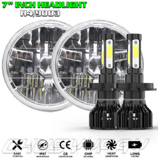 para Chevrolet Chevy II 1964-1967 2PCS 7" polegadas faróis de LED redondos feixe Hi/Lo comprar usado  Enviando para Brazil