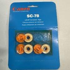 Antiga fita de correção de elevação para máquina de escrever elétrica Canon SC-78 fabricada nos EUA 3 kg comprar usado  Enviando para Brazil