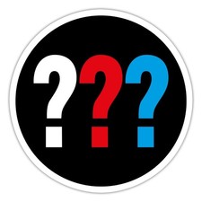 Fragezeichen logo sticker gebraucht kaufen  Leipzig