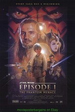 POSTER DO FILME THE PHANTOM MENACE Original Estado Perfeito DS Final 27x40 Star Wars Ep.#1 comprar usado  Enviando para Brazil