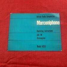 Original marconiphone model for sale  DEREHAM