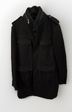Schwarz mantel herren gebraucht kaufen  Köln
