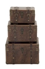 Leather decorative trunk for sale  Ashford