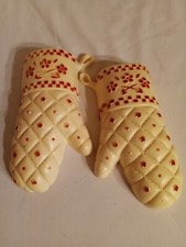 Par de bolsos de parede luva de forno de madeira burwood - aparência acolchoada comprar usado  Enviando para Brazil