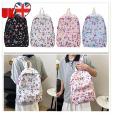 Sacolas de livros casuais com estampa de borboletas bolsas escolares florais simples para acampamento ao ar livre comprar usado  Enviando para Brazil