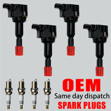 Bobina de ignição 4X OEM e 4X velas de ignição de irídio para 2006-2008 Honda Fit 1.5L UF581 comprar usado  Enviando para Brazil