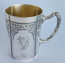 Jugendstil henkelbecher tasse gebraucht kaufen  Bad Schwalbach