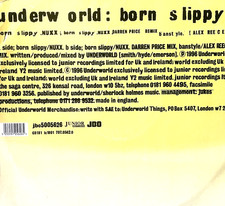Underworld born slippy for sale  NORWICH
