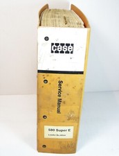 Retroescavadeira CASE 580 Super E Loader trator loja de serviço manual de reparo catálogo de livros comprar usado  Enviando para Brazil