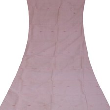 Vintage Molto Leggero Rosa Blush 100% Seta Tessuto Artigianale Rimanente Scrap comprar usado  Enviando para Brazil