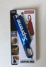 Chaveiro SS22 Supreme estojo mosquetão acessório alumínio azul, usado comprar usado  Enviando para Brazil