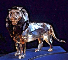 Swarovski crystal lion for sale  IPSWICH