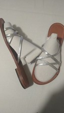 Scarpe sandalo leather usato  Foggia