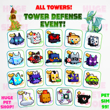 🛡️Todas as Torres 😾 - Evento de Defesa de Torre 🛡️- SIMULADOR DE ANIMAIS 99 - PS99 - MAIS BARATO comprar usado  Enviando para Brazil