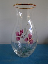Glass vase orchid for sale  WIMBORNE
