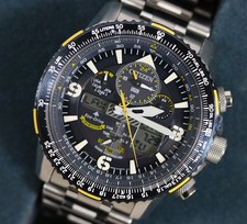 Relógio masculino Citizen Eco-Drive Promaster Blue Angels Skyhawk A-T JY8078-52L ótimo comprar usado  Enviando para Brazil