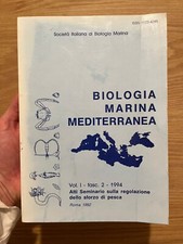 Biologia marina mediterranea usato  Firenze