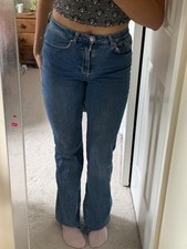 Blue denim flared for sale  SOLIHULL