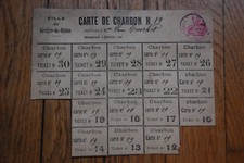 Rationing coal card d'occasion  Expédié en Belgium