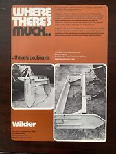 Wilder heavy duty for sale  BRISTOL