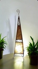 Lampada etnica terra usato  Brescia