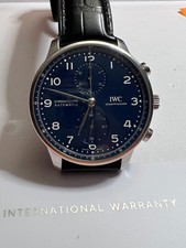 Iwc portoghese blu usato  Verona
