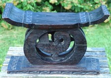 Ashanti stool carved for sale  NOTTINGHAM