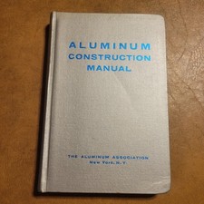 Aluminum Association Construction Manual Industrial Arts 1959 First Edition comprar usado Aluminum Association Construction Manual Industrial Arts 1959 First Edition comprar usado  Enviando para Brazil