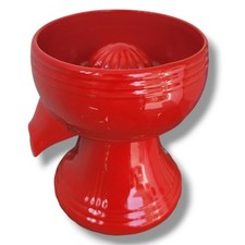 Usado, Espremedor de frutas cítricas vintage estilo festa pedestal cerâmica asa vermelha trilha cigana comprar usado  Enviando para Brazil
